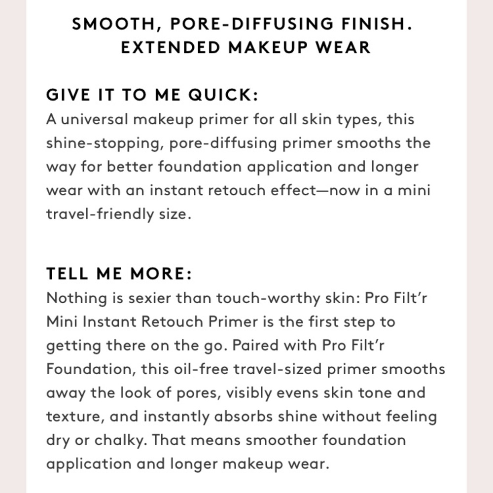 ⭐️💫⭐️FENTY MINI PRO-FILTER MATTIFYING PRIMER - Picture 7 of 8